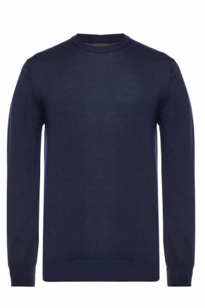 Logo-embroidered sweater, zdjęcie 1 Logo-embroidered sweater od Emporio Armani